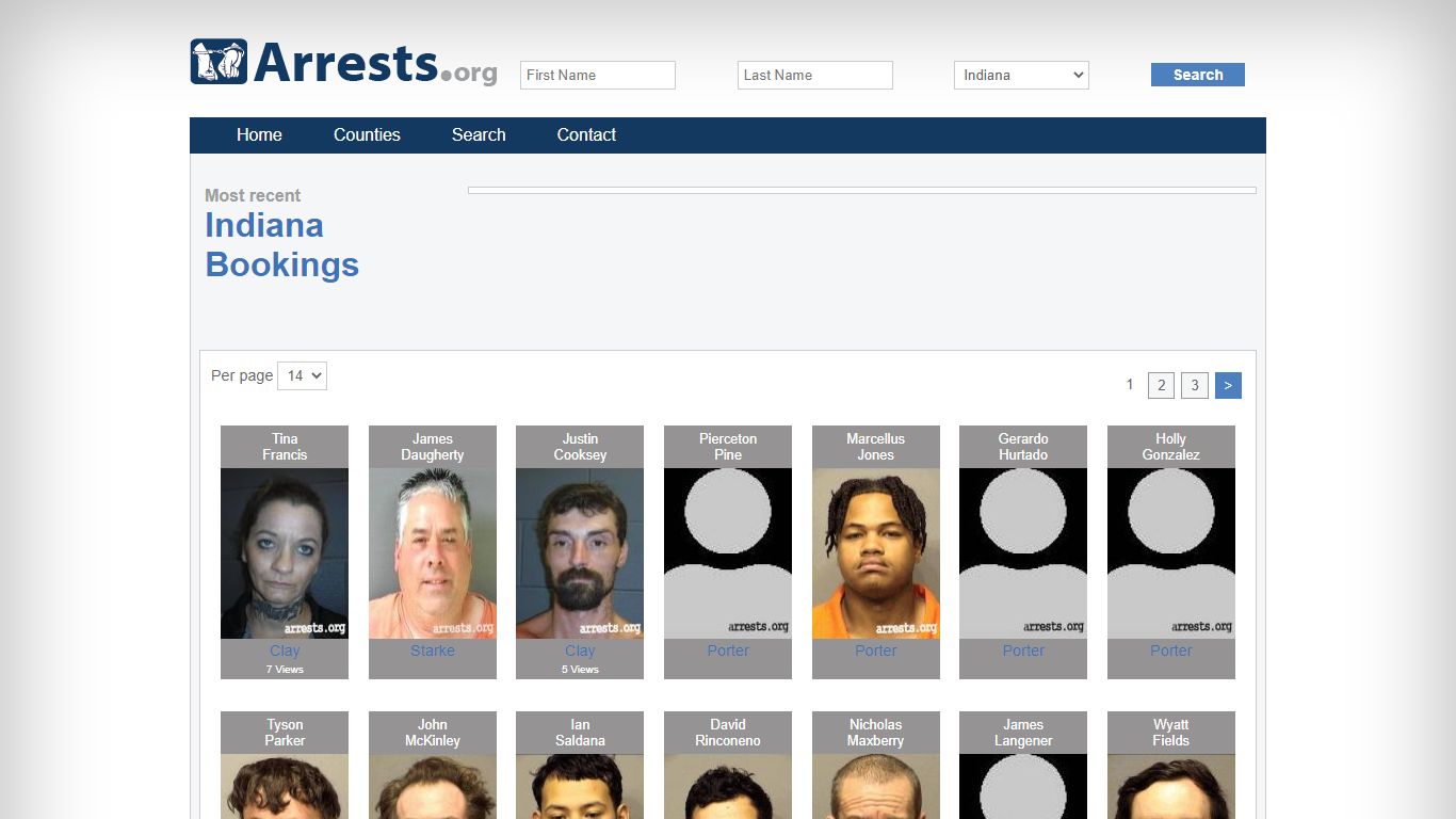Indiana Arrests and Inmate Search